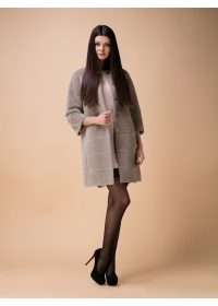 Пальто женское среднее SF Тифани 092 L серый