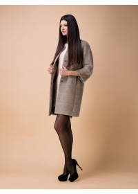 Пальто женское среднее SF Тифани 092 L серый