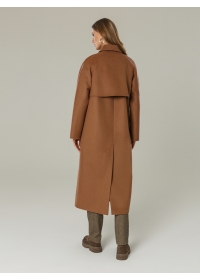 Пальто женское среднее КМ1087 Ven кэмел