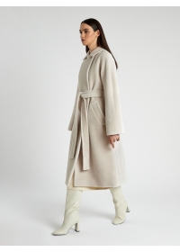 Пальто женское длинное С529L зефирный