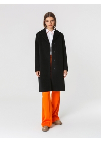 Пальто женское среднее КМ1017 PT черный