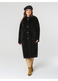 Пальто женское среднее КМ718-1 TL черный
