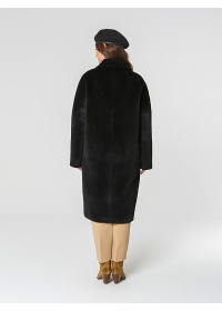 Пальто женское среднее КМ718-1 TL черный