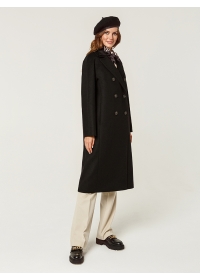 Пальто женское среднее КМ1074 In черный