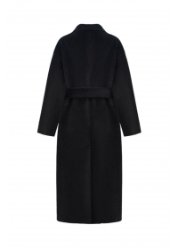Пальто женское длинное КМ1137 TL черный