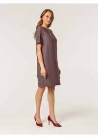 Платье женское КМ 2-006 R бордовый твид