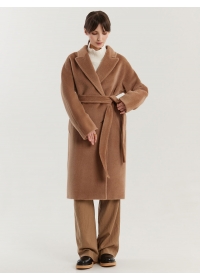 Пальто женское среднее С535L кэмел