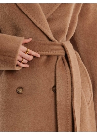 Пальто женское среднее С535L кэмел