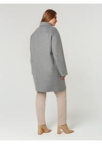 Пальто женское короткое КМ1160 OLZ серый