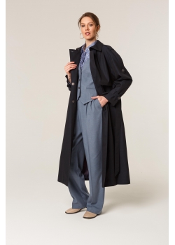 Плащ женский КМ1169 TL т.синий