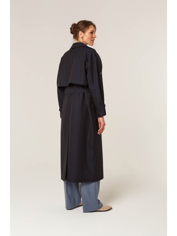 Плащ женский КМ1169 TL т.синий