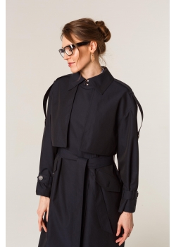 Плащ женский КМ1169 TL т.синий