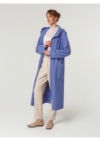 Пальто женское длинные КМ1189 V лаванда