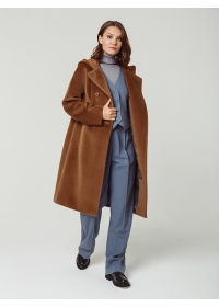 Пальто женское среднее КМ1146 TL карамель