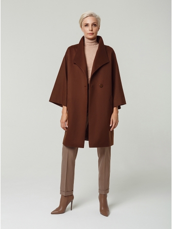 Пальто  КМ130-1 Con коричневый