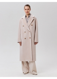 Пальто женское длинное С 546 L зефирный