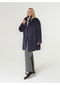Пальто женское короткое КМ1056 TL черничный