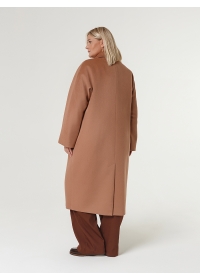 Пальто женское длинное КМ979 Ven кэмел