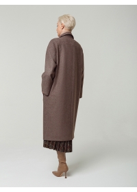 Пальто женское длинное КМ1195 Lord капучино