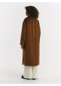 Пальто женское длинное С549L т.кэмел