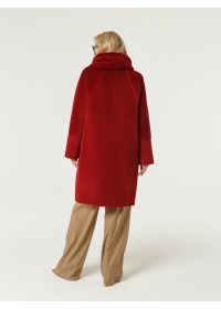 Пальто женское среднее КМ721-1 TL красный