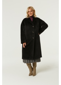 Пальто женское длинное КМ1067-1 TL черный