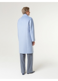 Пальто женское среднее КМ1205 PT небесно-голубой