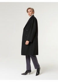 Пальто женское среднее КМ1205 PT черный