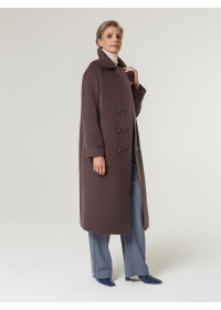 Пальто женские длинные пальто КМ1175 D графит