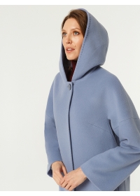 Пальто женское зимнее утепл. КМ380-2 Z небесно-голубой