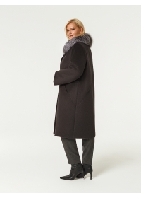 Пальто женское зимнее утепл. КМ340 Z F черный