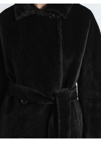 Пальто женское утепленное пальто С551F черный