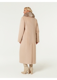 Пальто женское зимнее утепл. КМ734 Z F экрю