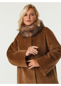 Купить женское зимнее пальто КМ599 Z F карамель