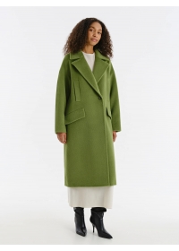 Пальто женское длинное С555 L авокадо