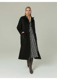 Пальто женское длинное КМ999-1 PT черный