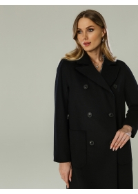 Пальто женское длинное пальто КМ1193-1 DS черный