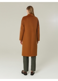 Пальто женское среднее КМ1014 PT кэмел