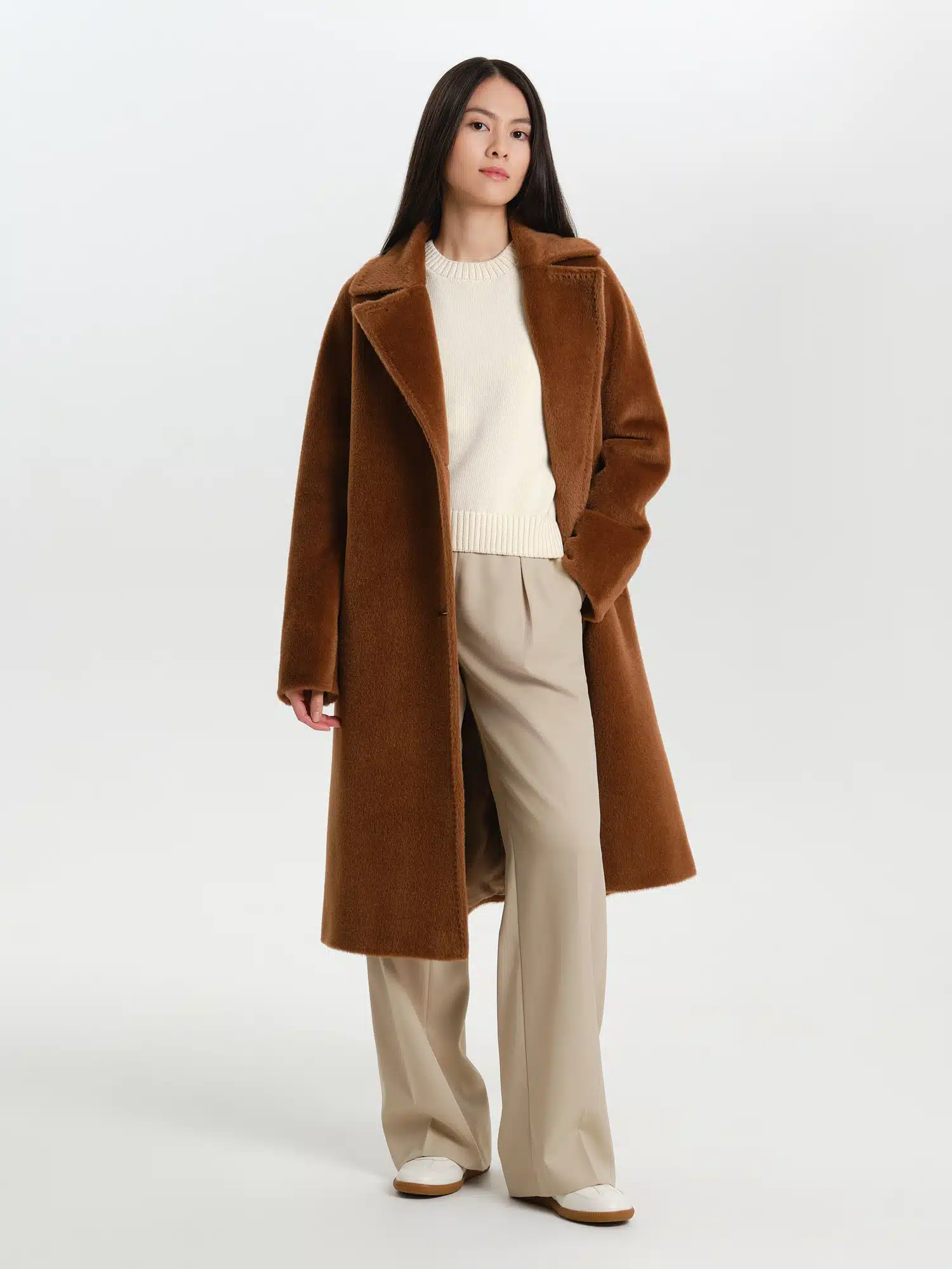 Пальто С573 LK т.кэмел