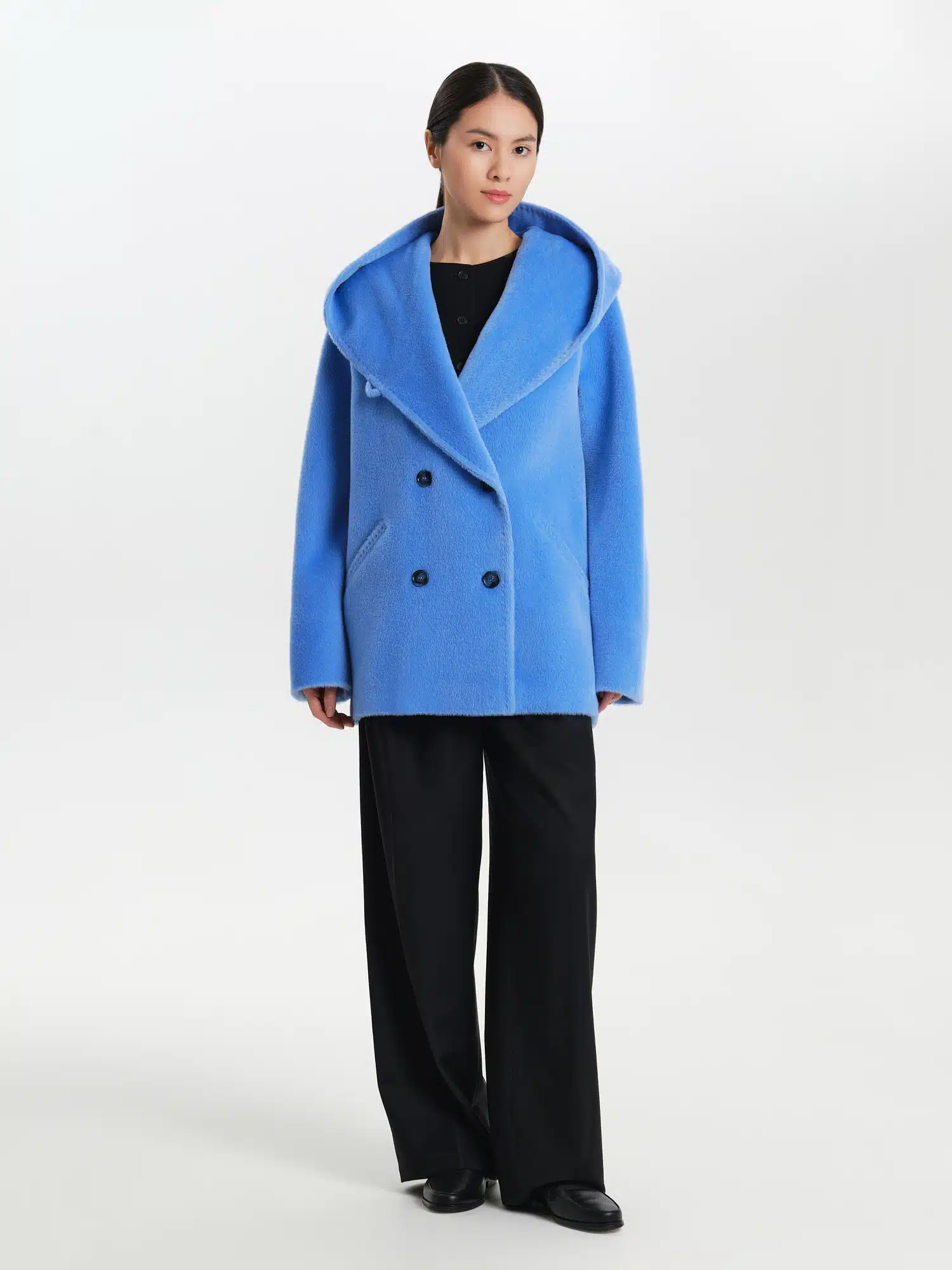 Пальто С576 LK небесный