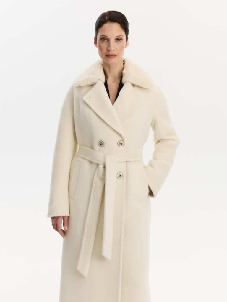 Пальто утепл. КМ1249 Z белый лотос Пальто утепл. КМ1249 Z белый лотос