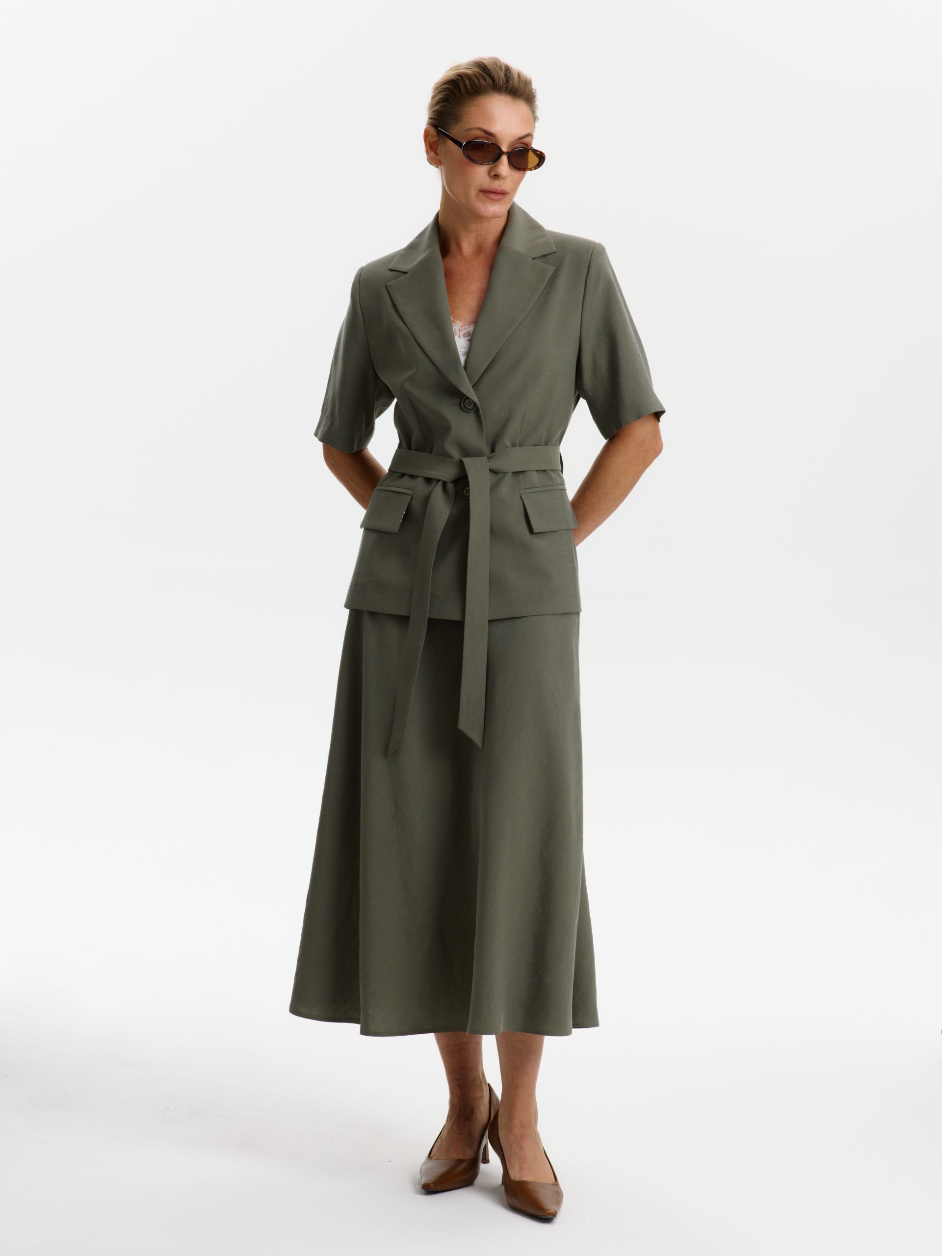 Юбка КМ 7-012 P шалфей