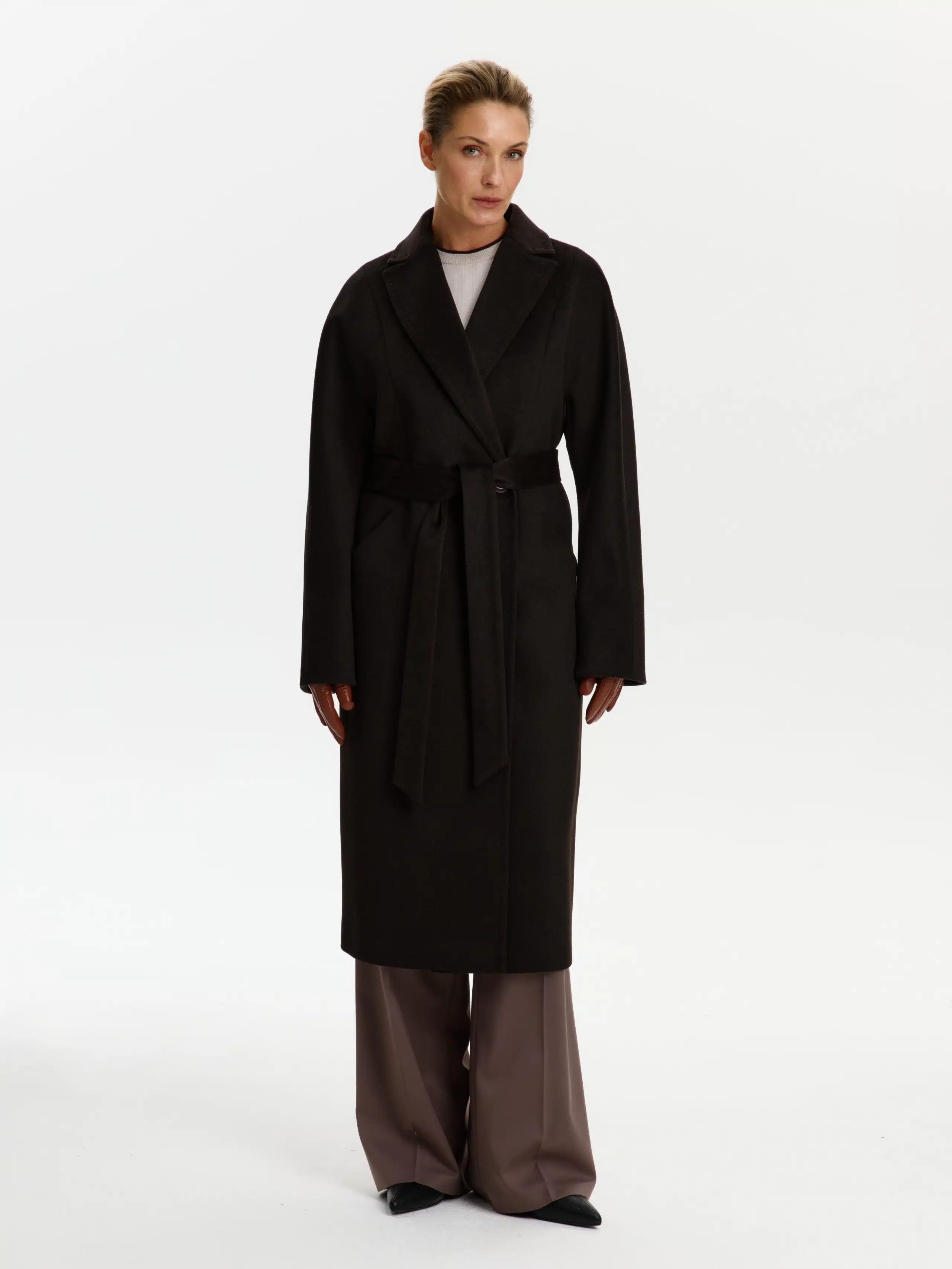 Пальто  КМ1296 Fug шоколад