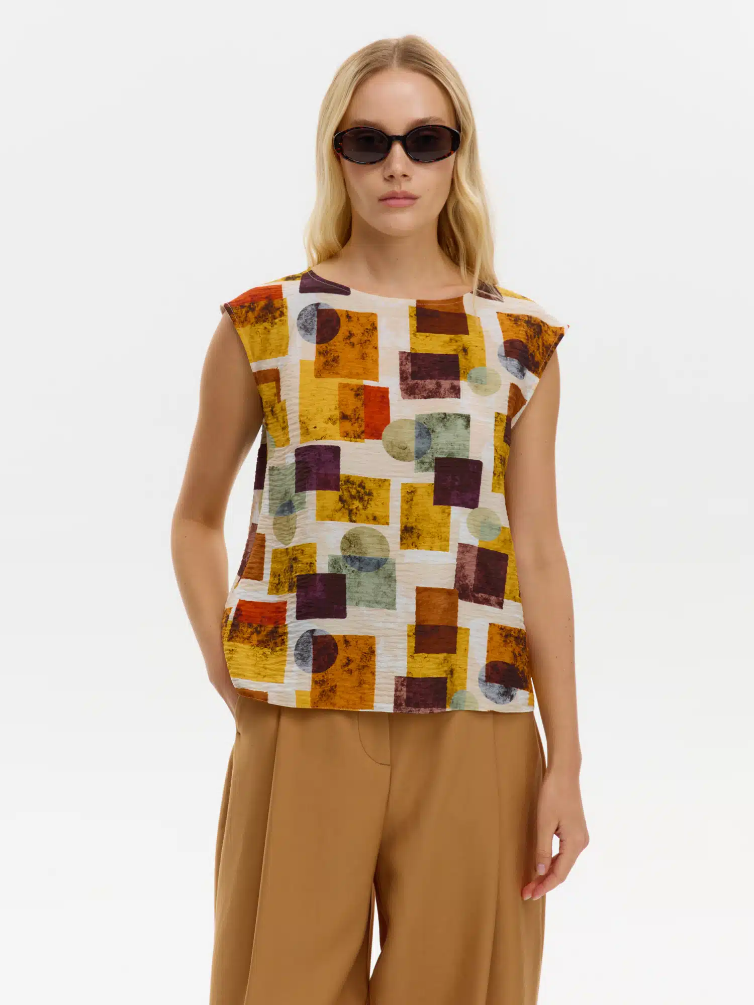 Блузка КМ 5-002 TP терракот