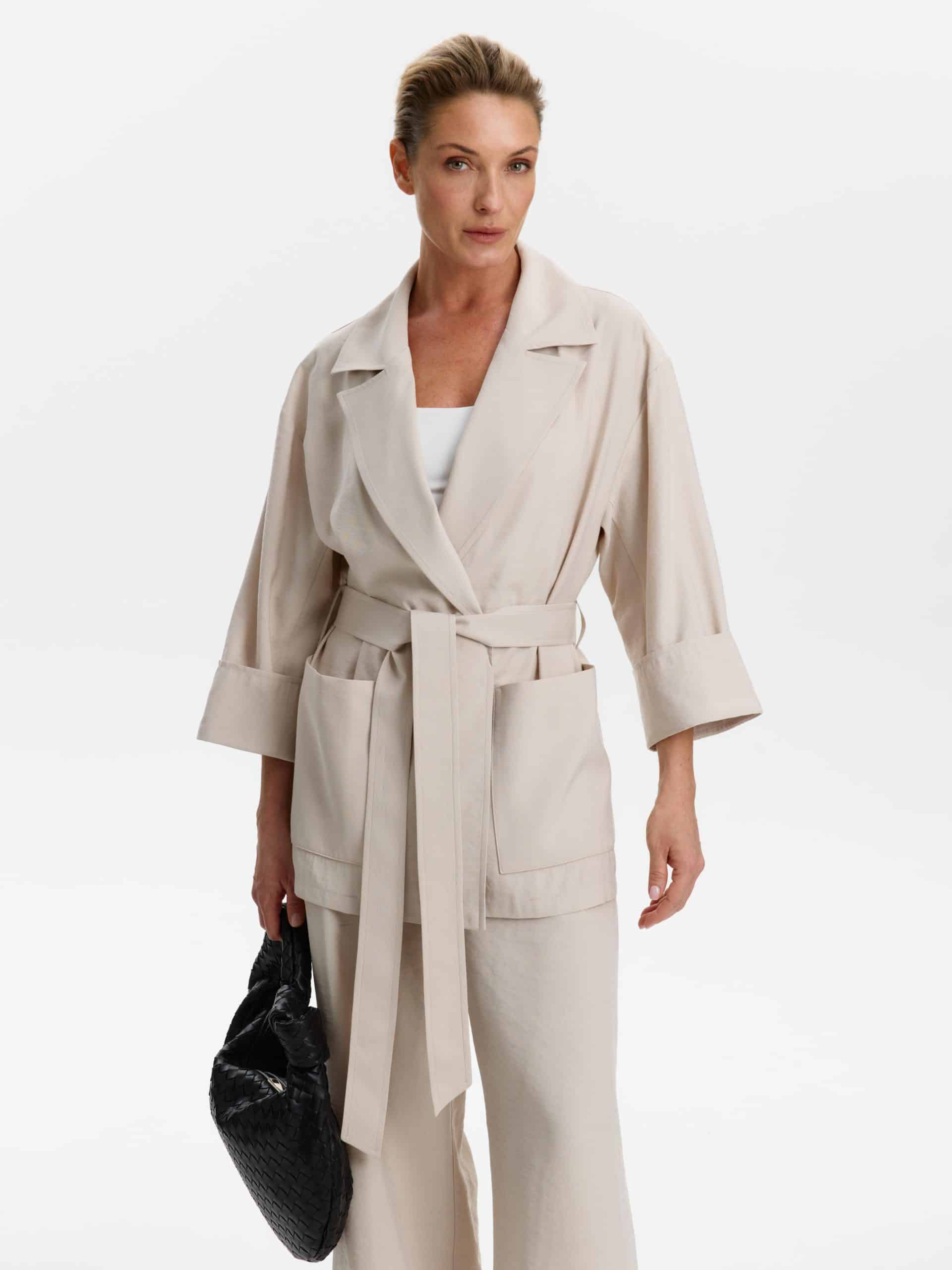 Жакет КМ 1-009 P св.бежевый