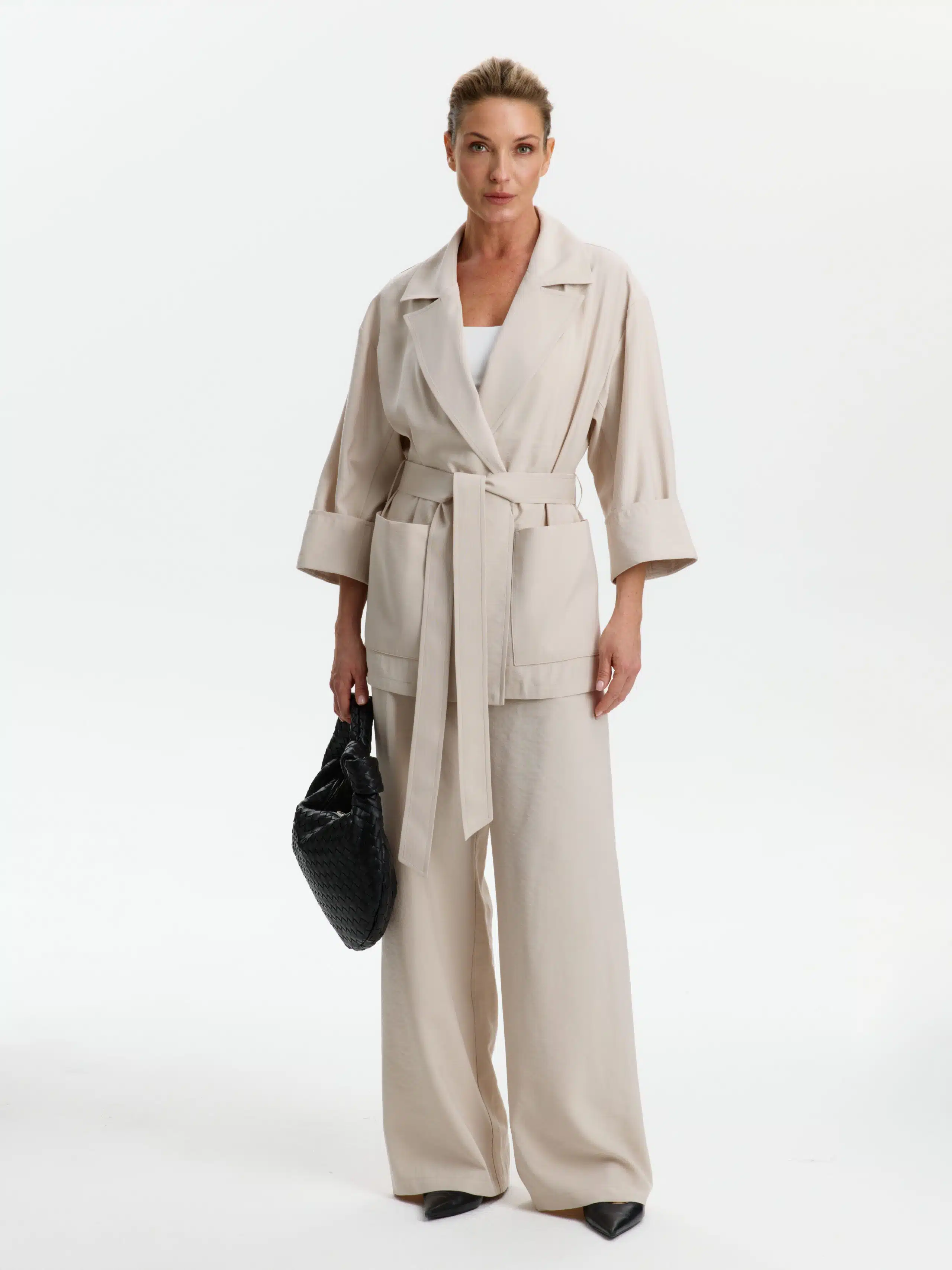 Брюки КМ 6-005 Т св.бежевый