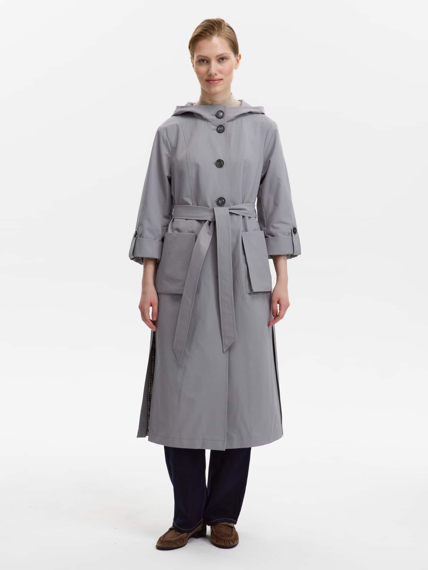 Плащ КМ1119 FB стальный