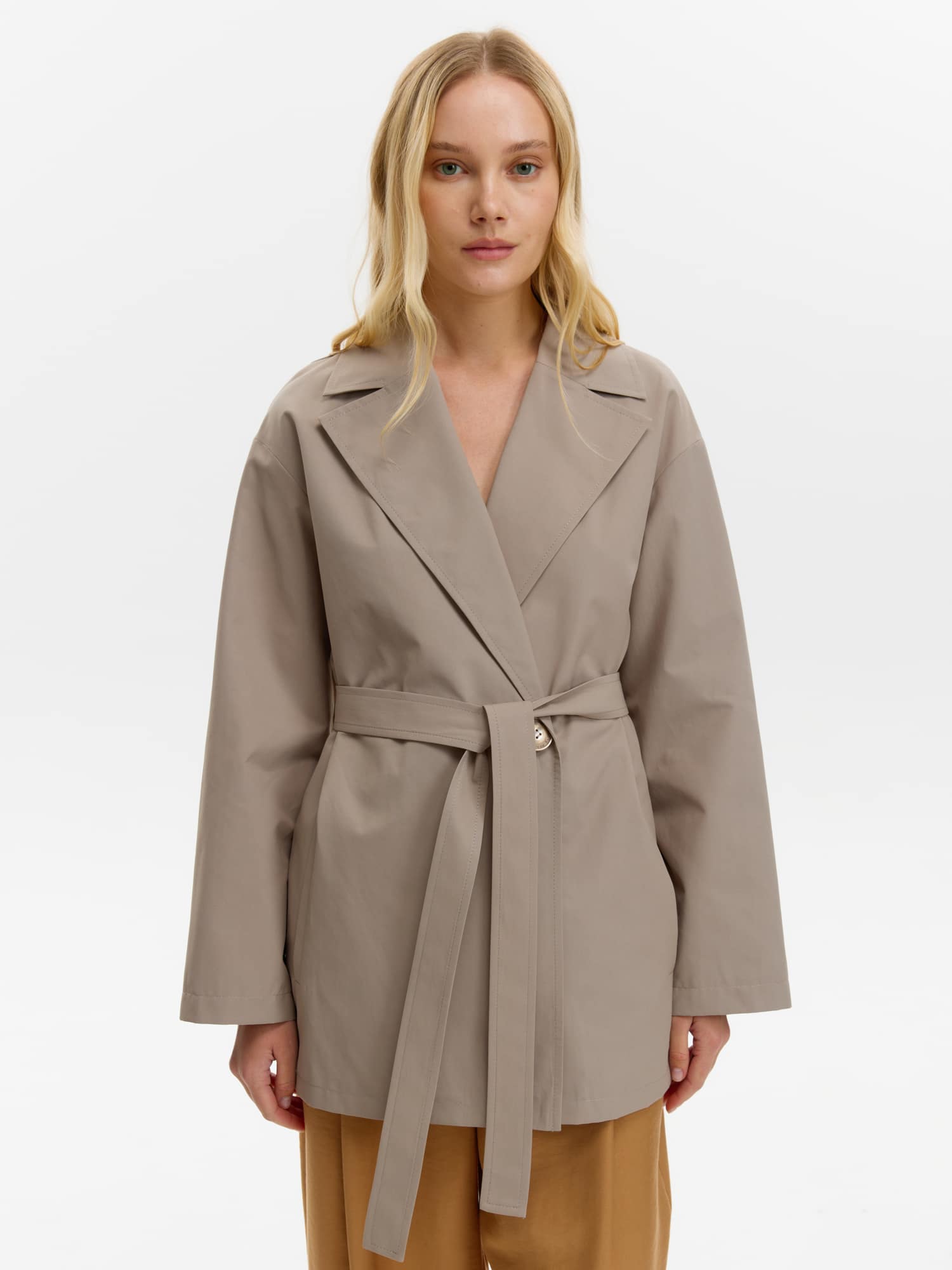 Плащ КМ1123 FB экрю