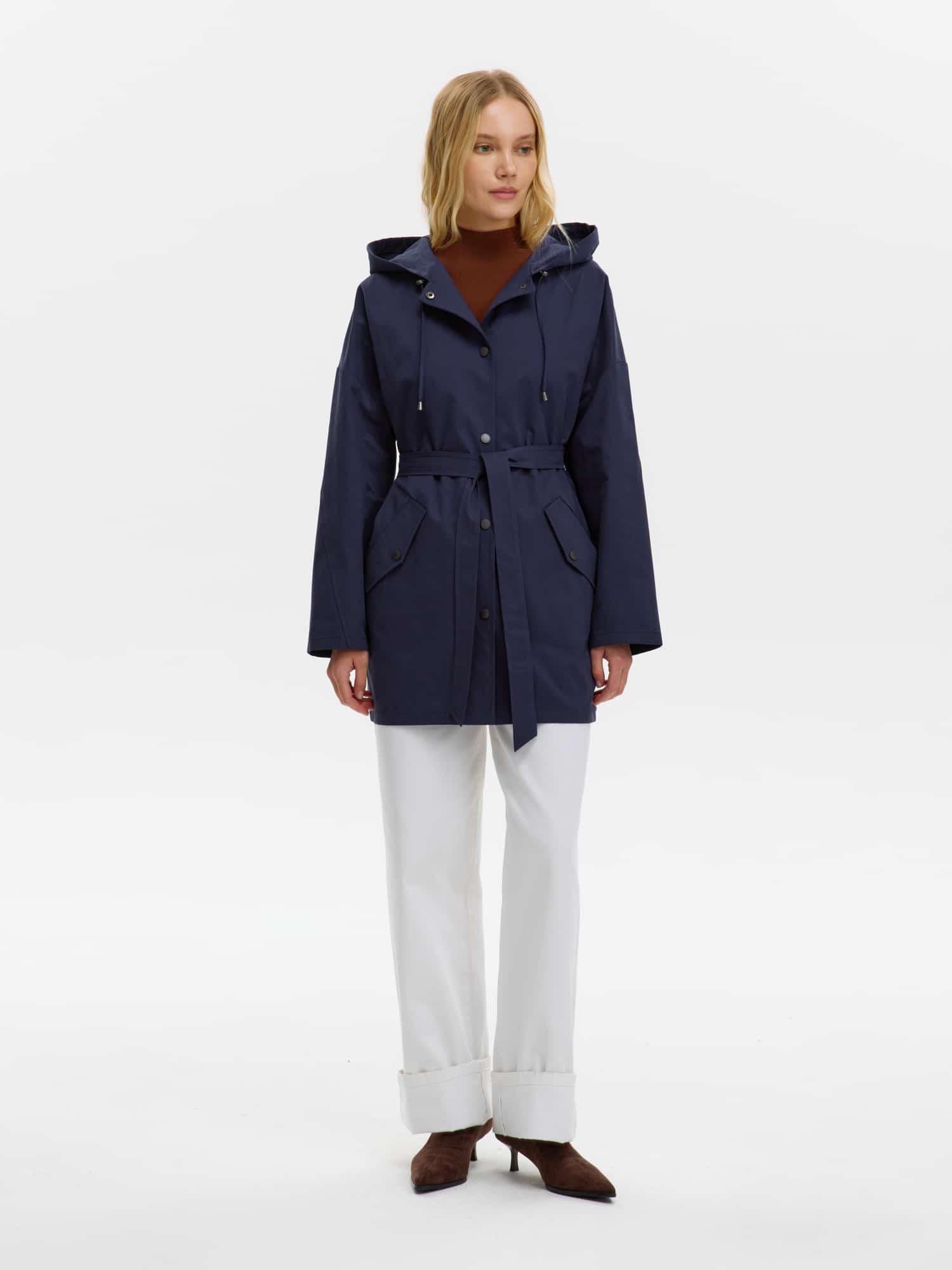 Плащ КМ1334 On т.синий