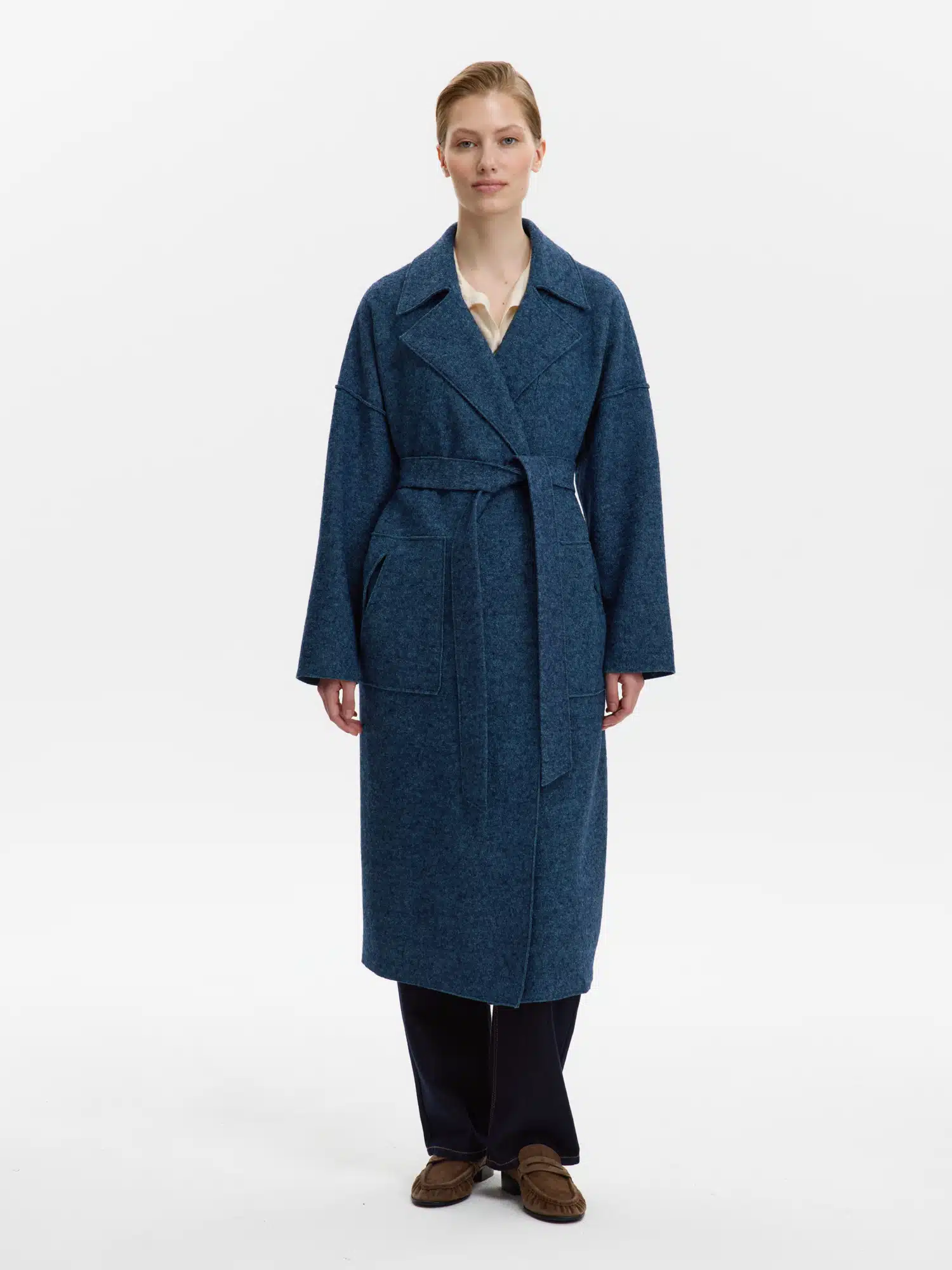 Пальто КМ1339 V деним